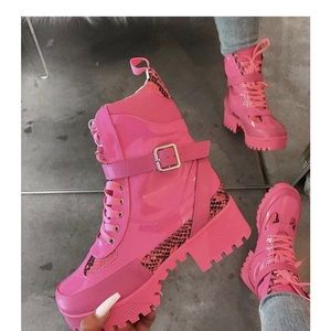 Pink Boots